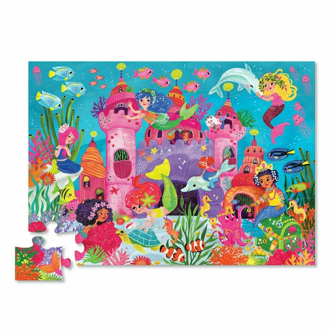 Crocodile Creek 36 Piece Puzzles - Mermaid Palace - RUTHERFORD & Co