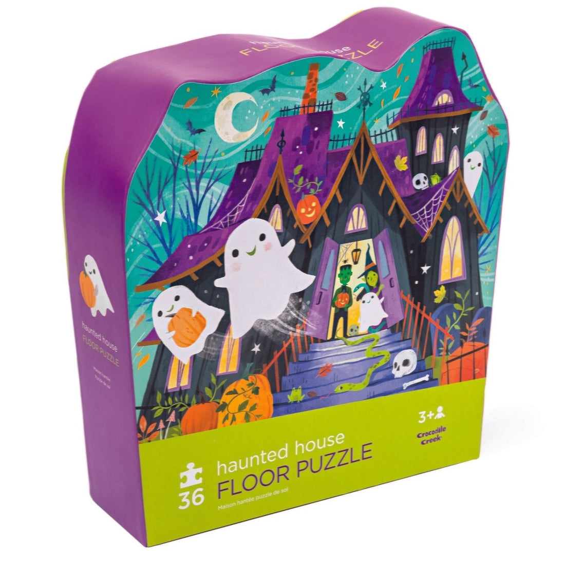 Crocodile Creek 36 Piece Shaped Box Puzzle - Haunted House - RUTHERFORD & Co