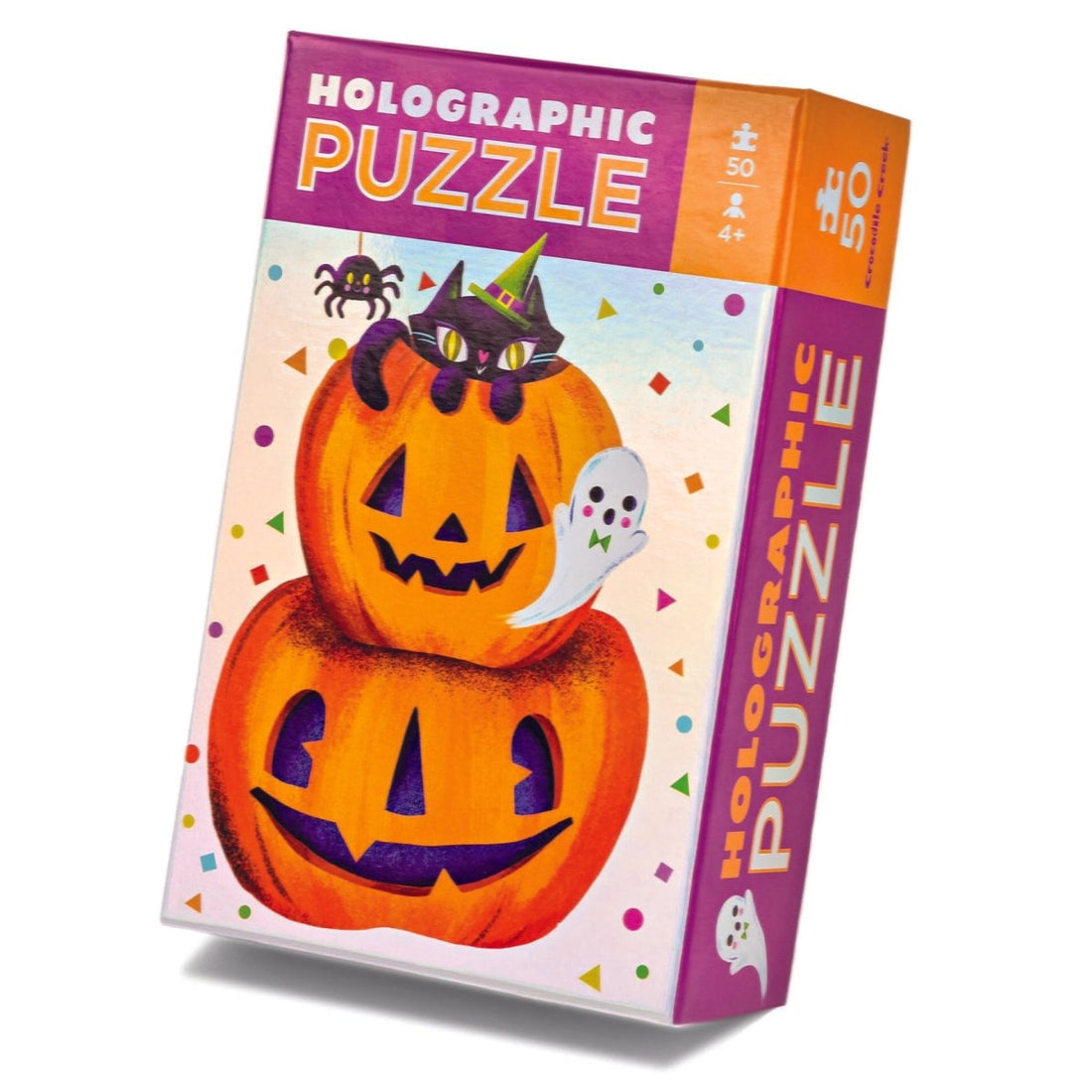 Crocodile Creek 50 Piece Holographic Puzzle – Pumpkin - RUTHERFORD & Co