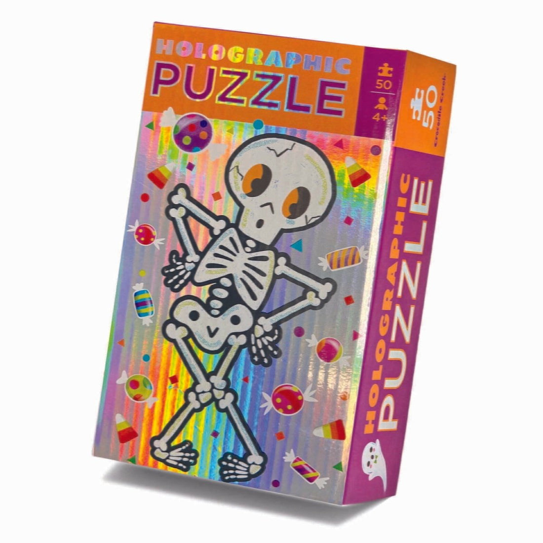 Crocodile Creek 50 Piece Holographic Puzzle – Skeleton - RUTHERFORD & Co