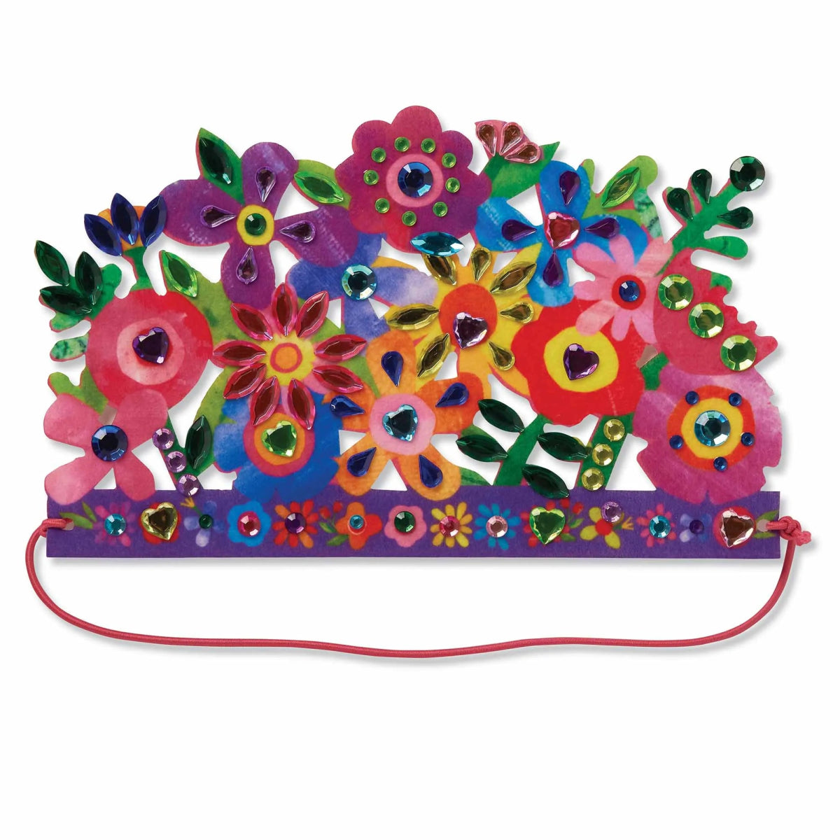Crocodile Creek Crown Jewel Art - Unicorn Flowers - RUTHERFORD & Co