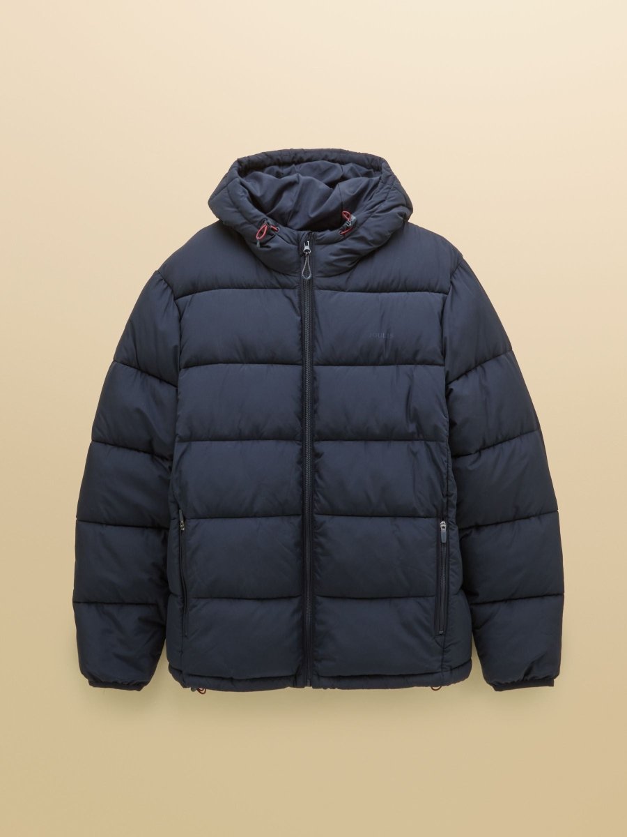 Croft Heavyweight Padded Coat - Navy - RUTHERFORD & Co