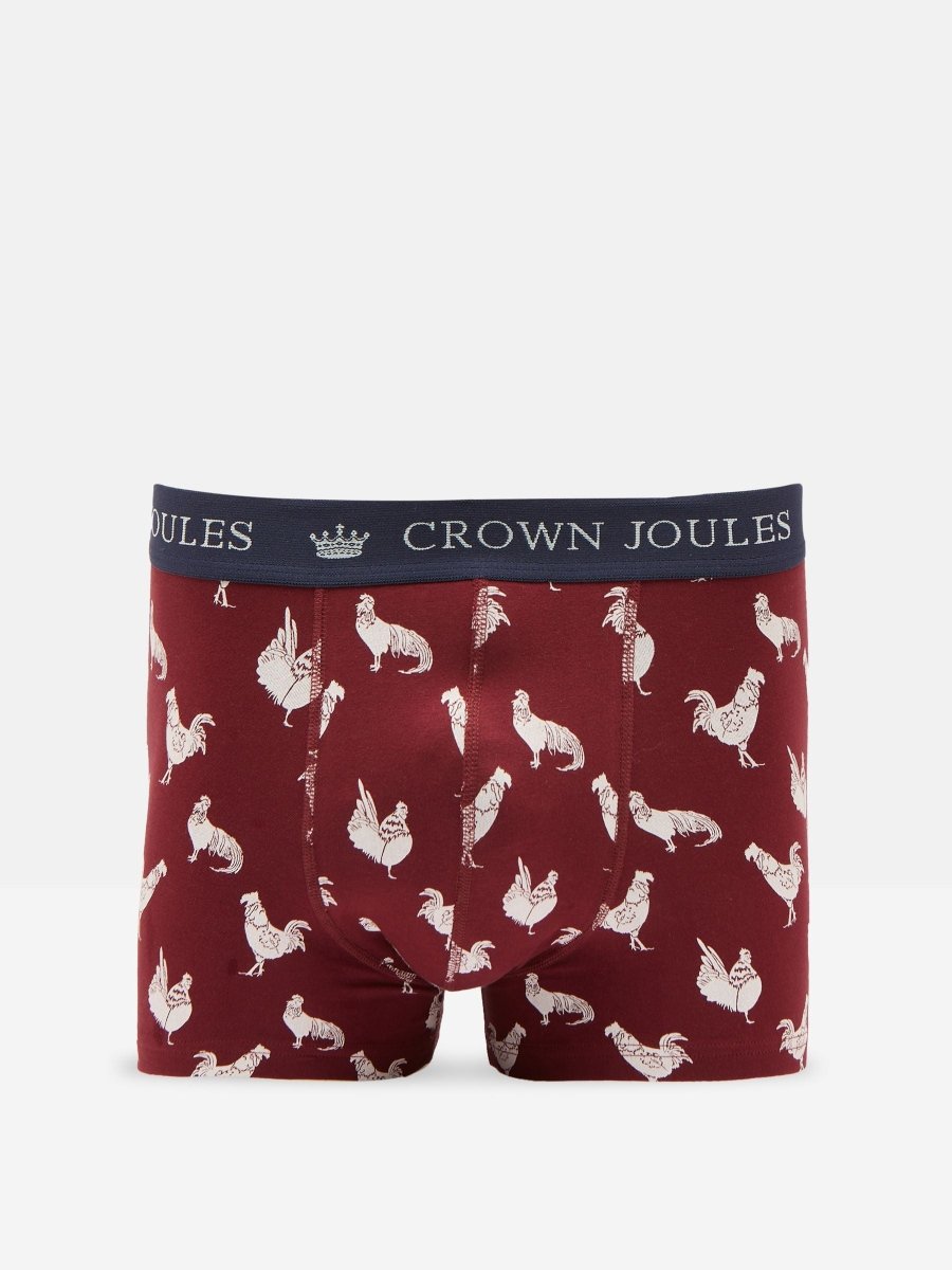 Crown Joules Red/Green Pack of Two Cotton Briefs - RUTHERFORD & Co