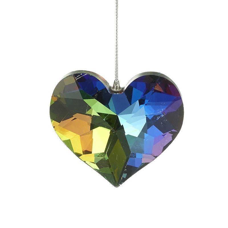 CRYSTAL HANGING HEART - RUTHERFORD & Co