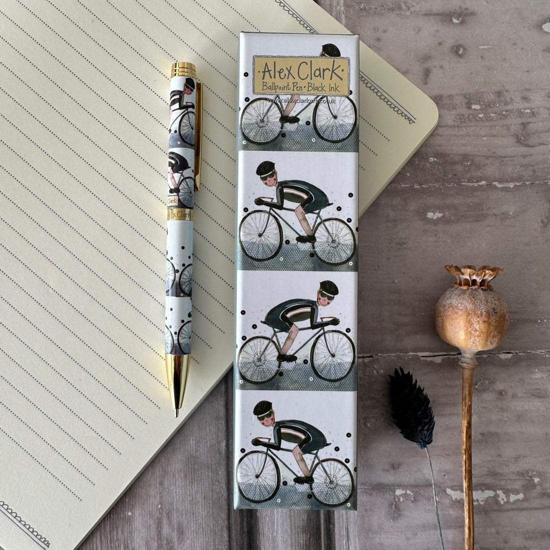Cyclist Ballpoint Pen - RUTHERFORD & Co