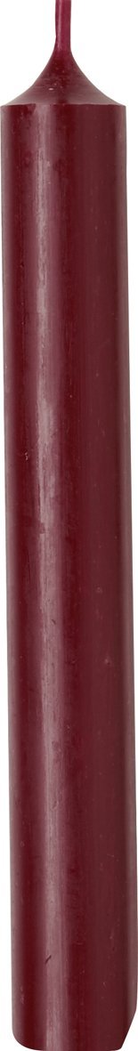 Cylinder Candle Dark Red 2.2x18 - RUTHERFORD & Co