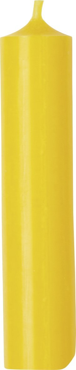 Cylinder Candle Dark Yellow 2.2x10 - RUTHERFORD & Co