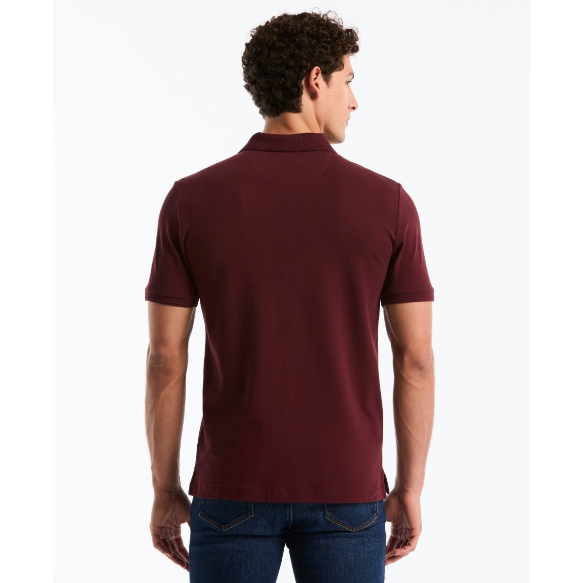 Daddy Pique Polo In Port Royale - RUTHERFORD & Co