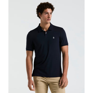 Daddy Pique Polo Shirt In Dark Sapphire - RUTHERFORD & Co