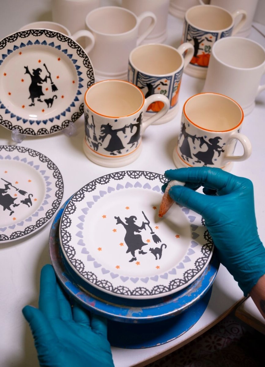 Dancing Witches Small Side Plate, 6.5 Inch - RUTHERFORD & Co