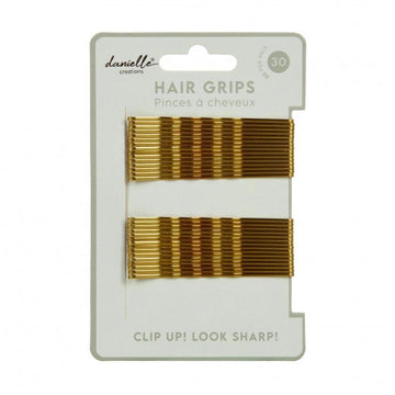 Danielle Hair Grips Bobby Pins Nude 30pc - RUTHERFORD & Co