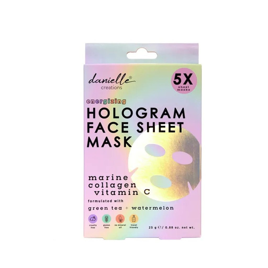 Danielle Hologram Collagen & Vitamin C Face Sheet Mask - RUTHERFORD & Co