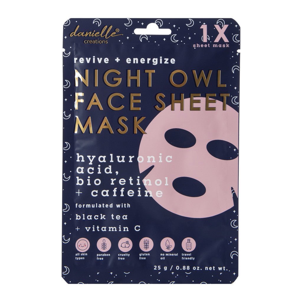 Danielle Night Owl Rejuvenating Face Sheet Mask - RUTHERFORD & Co