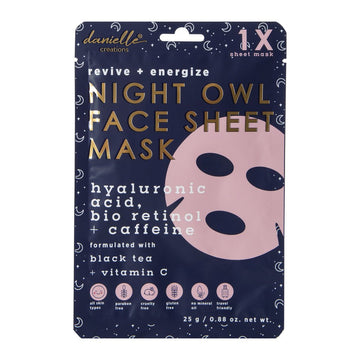 Danielle Night Owl Rejuvenating Face Sheet Mask - RUTHERFORD & Co