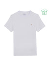 Danny Regular Fit Organic Cotton T-Shirt In White - RUTHERFORD & Co