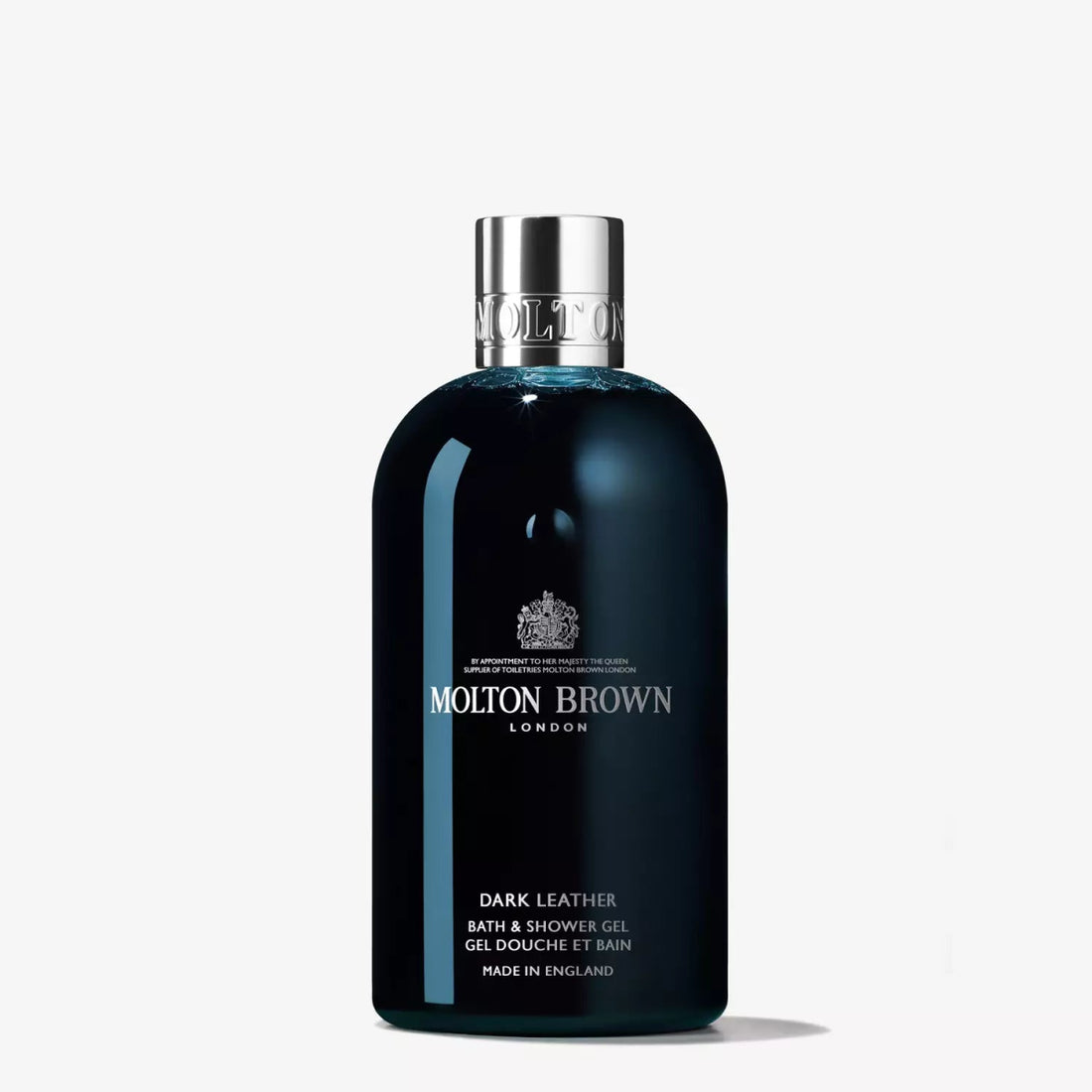 Dark Leather Bath & Shower Gel 300ml - RUTHERFORD & Co