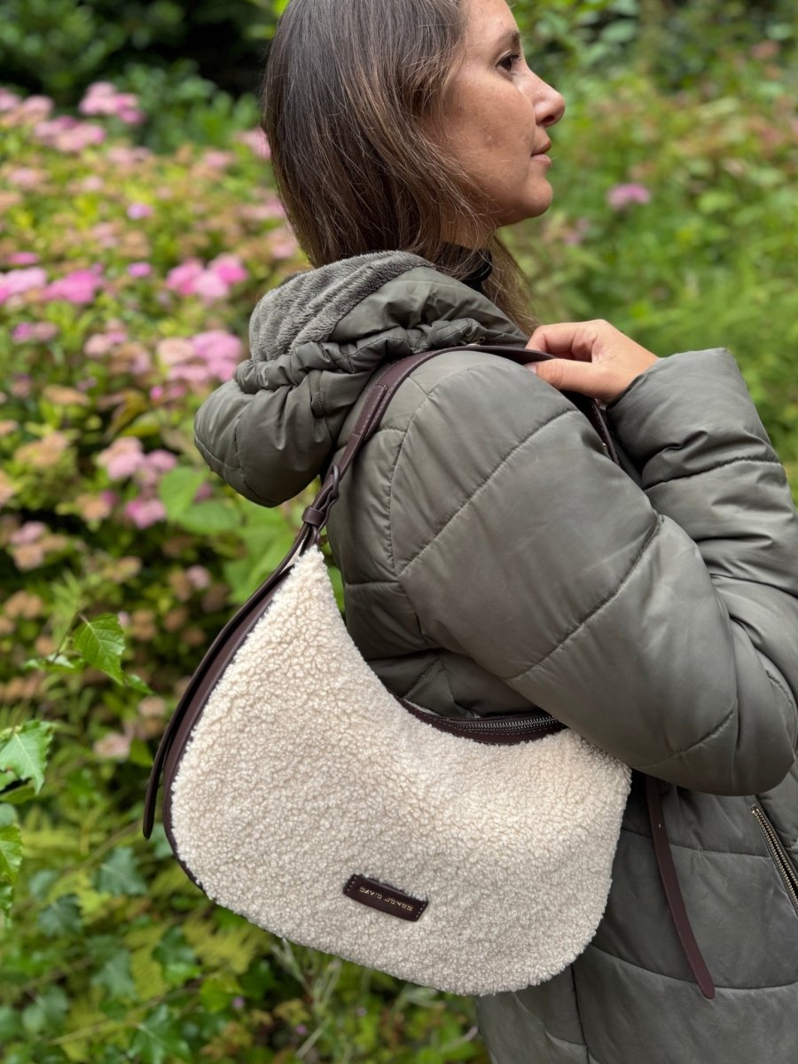 David Jones Faux Fur Shoulder - Almond Milk - RUTHERFORD & Co