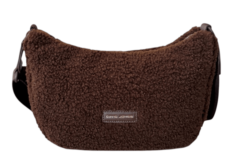 David Jones Faux Fur Sling - Hot Chocolate - RUTHERFORD & Co