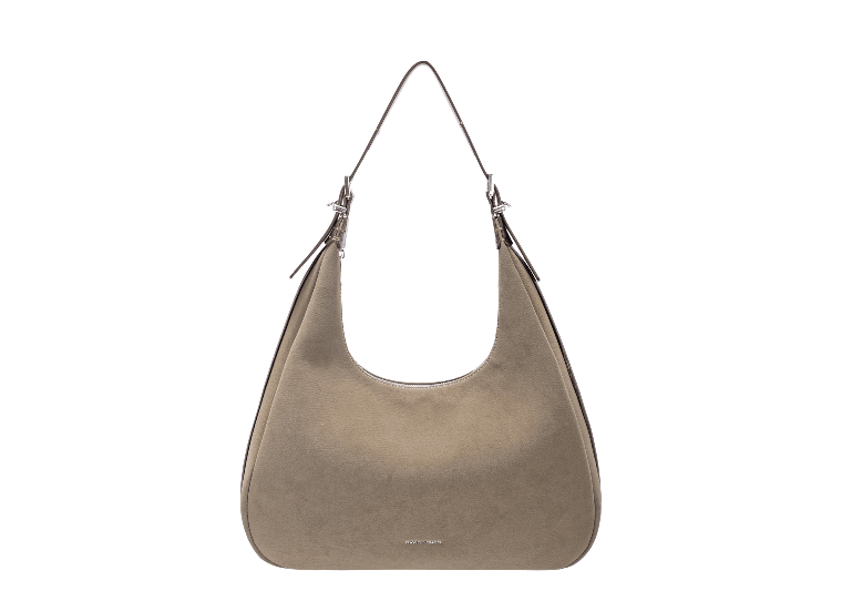 David Jones Large Hobo - Warm Grey Sand - RUTHERFORD & Co
