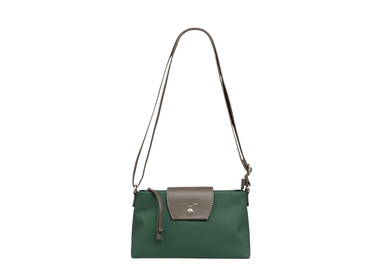 David Jones Small Tab Over Shoulder - Empire Green - RUTHERFORD & Co