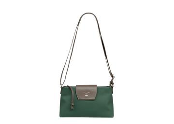David Jones Small Tab Over Shoulder - Empire Green - RUTHERFORD & Co