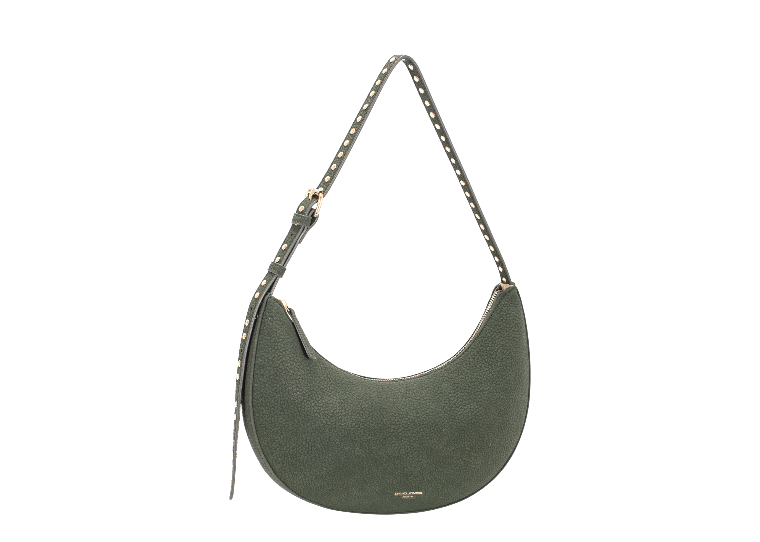 David Jones Stud Detail Flat Scoop Shoulder - Mist Moss - RUTHERFORD & Co
