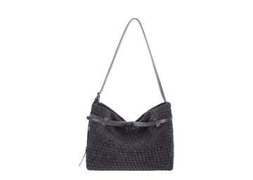 David Jones Weave Long Shoulder - Black - RUTHERFORD & Co