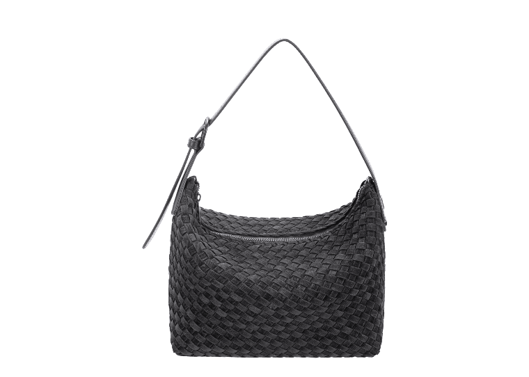 David Jones Weave Shoulder - Black - RUTHERFORD & Co