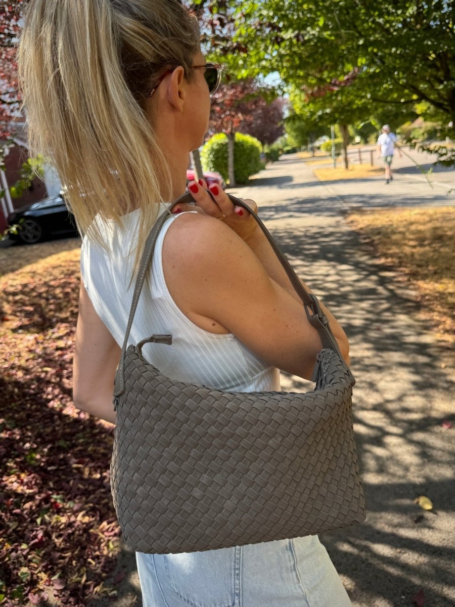 David Jones Weave Shoulder - Warm Grey Sand - RUTHERFORD & Co
