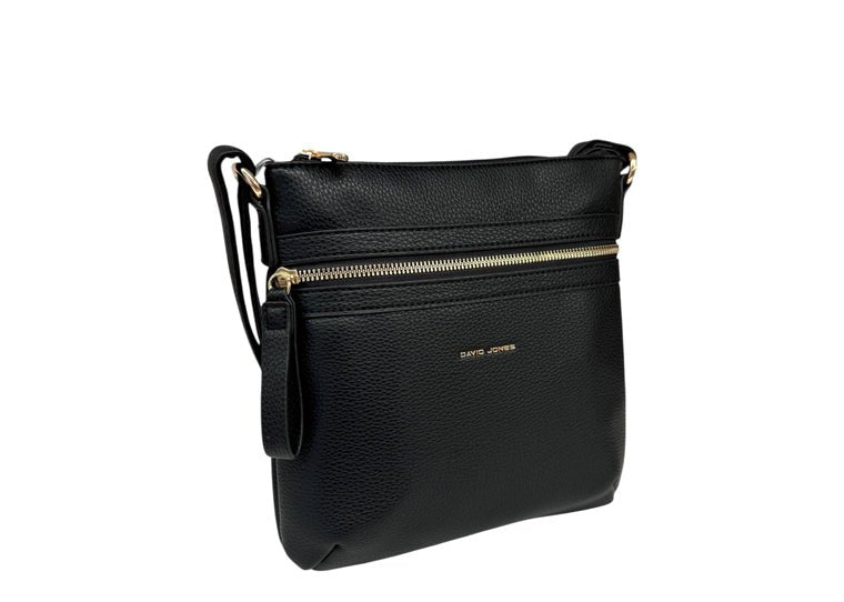 David Jones Zip Top X-Body - Black - RUTHERFORD & Co