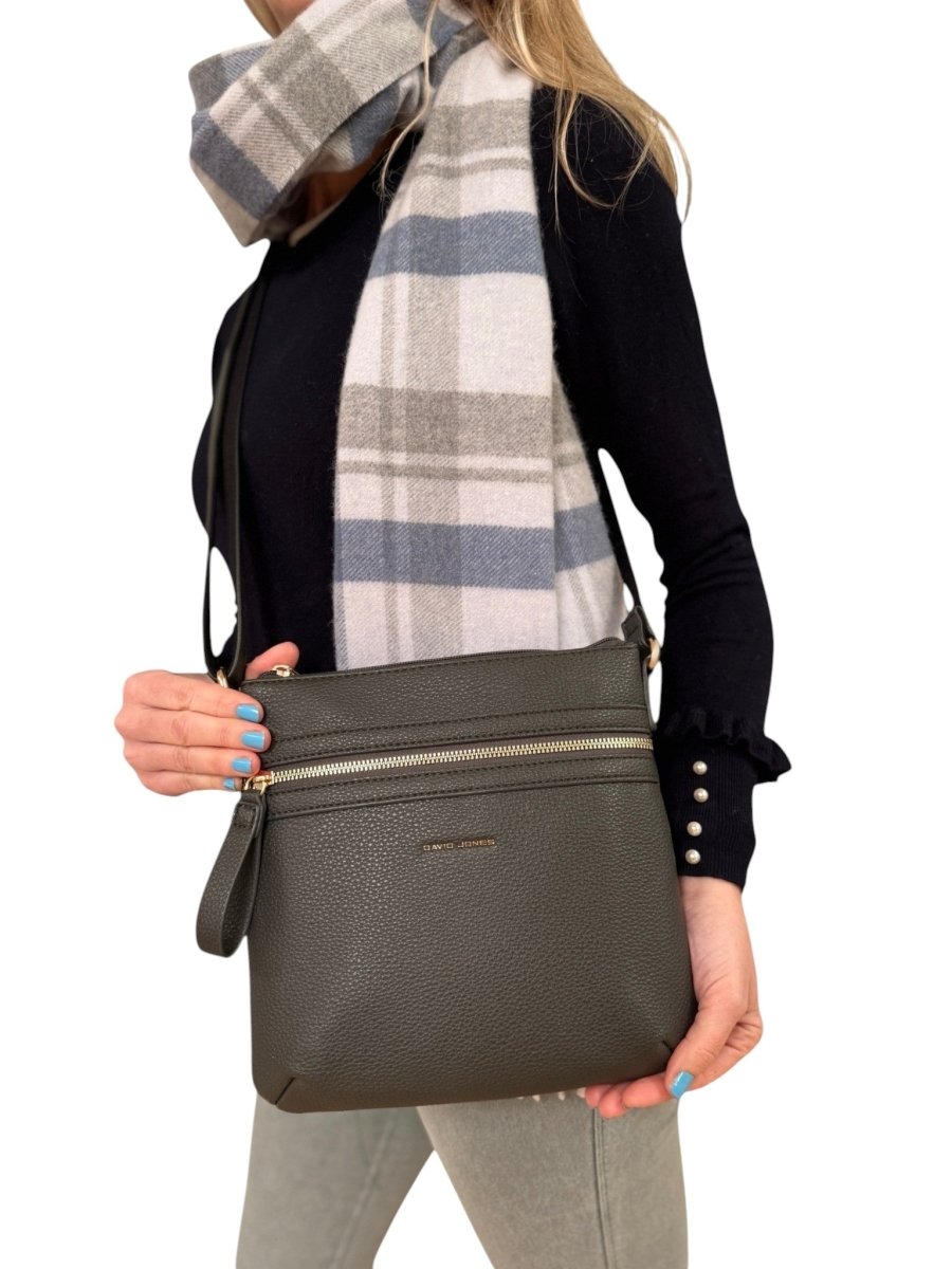 David Jones Zip Top X-Body - Storm Grey - RUTHERFORD & Co
