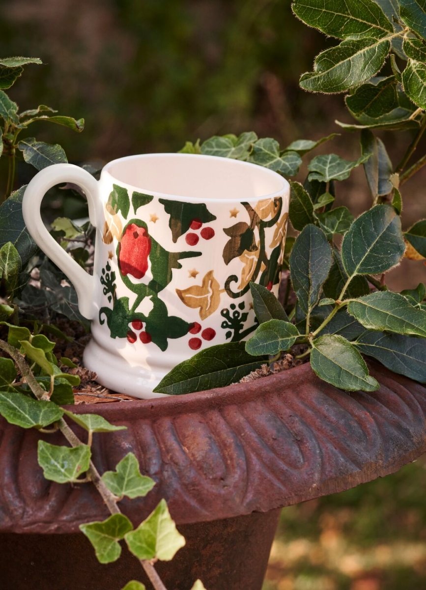 Dawn Chorus Robin 1/2 Pint Mug - RUTHERFORD & Co
