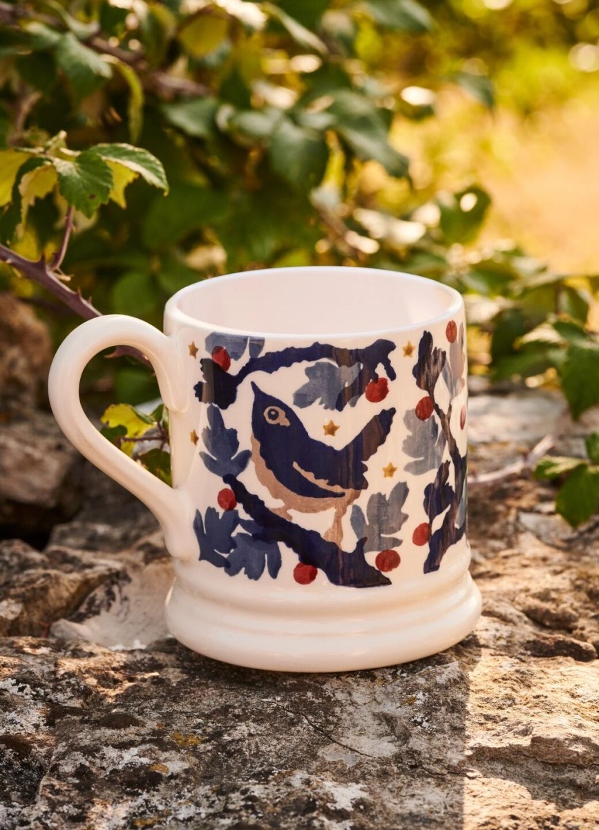 Dawn Chorus Wren 1/2 Pint Mug - RUTHERFORD & Co