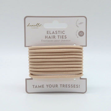 Elastic Hair Ties - Nude