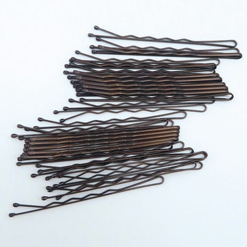 Hair Grips - Brown