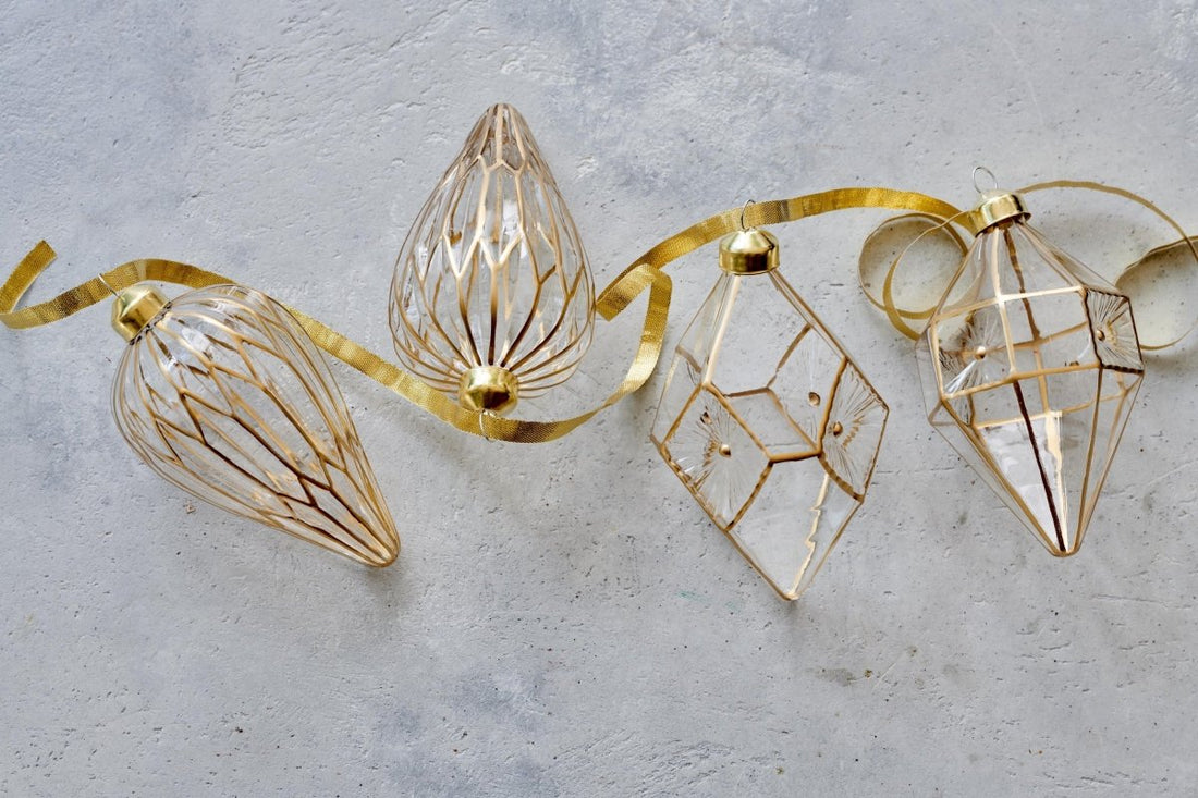 Decoris Ornament Glass Transparent - Assorted - RUTHERFORD & Co