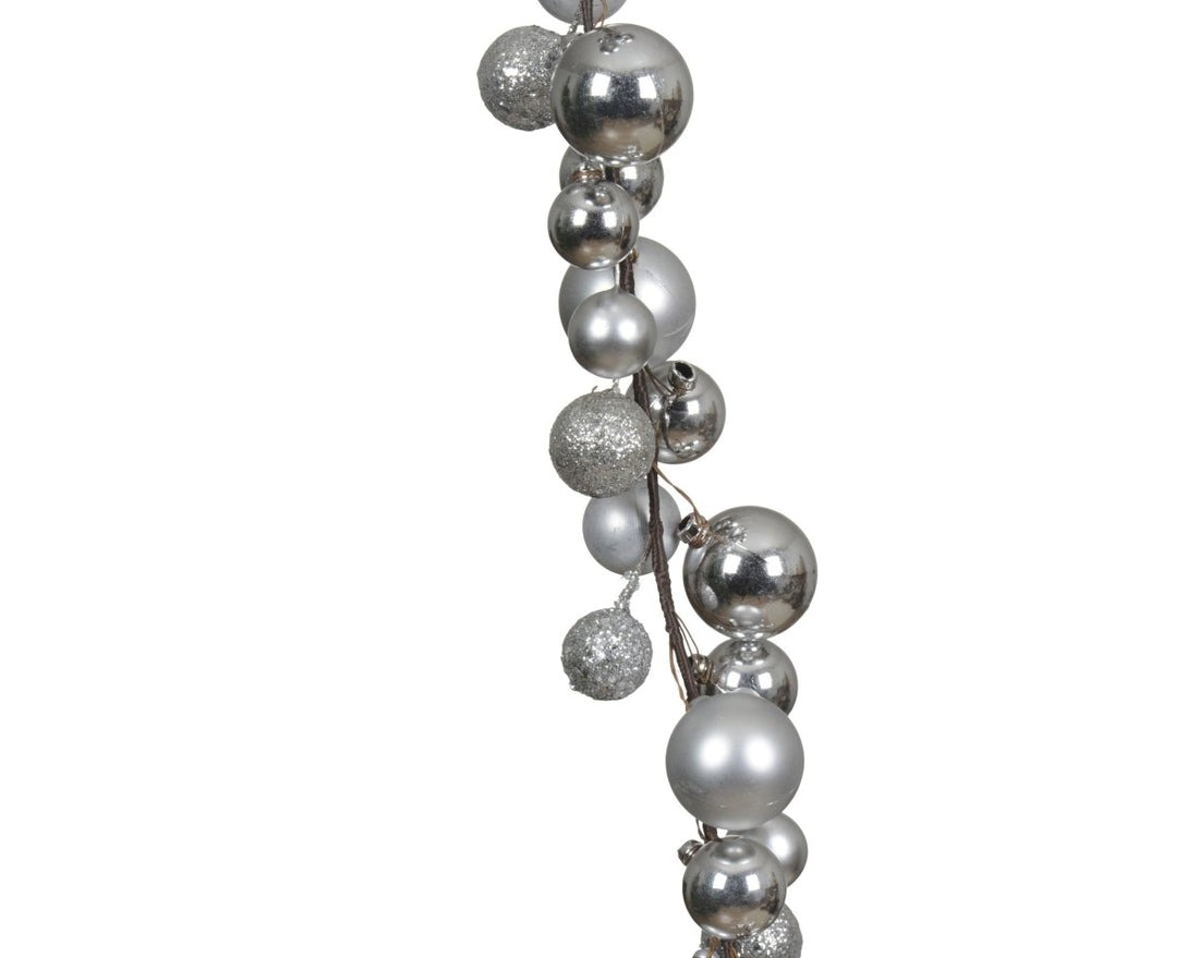 Decoris Shatterproof Garland - Silver - RUTHERFORD & Co