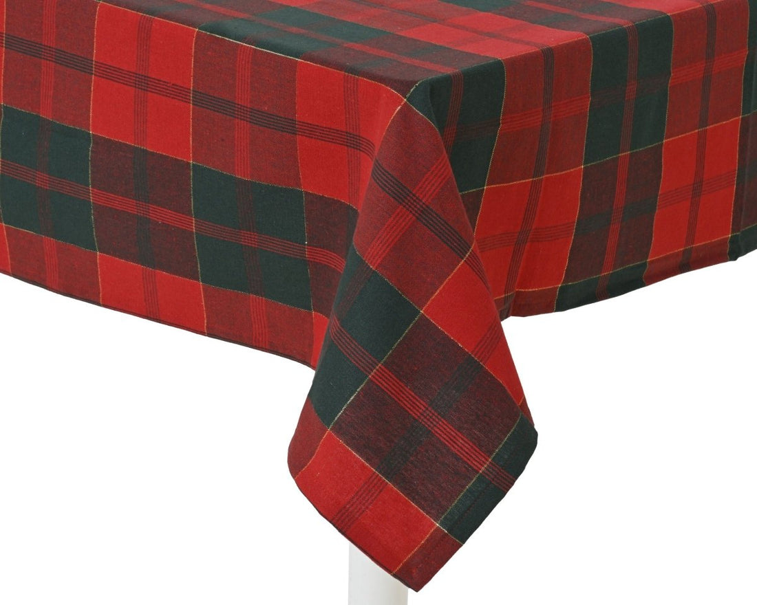 Decoris Tablecloth - Green/Red - RUTHERFORD & Co