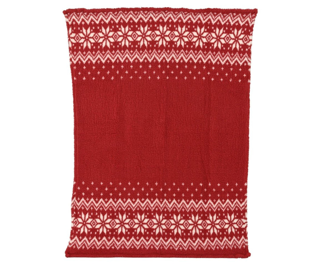 Decoris Throw - Red - RUTHERFORD & Co