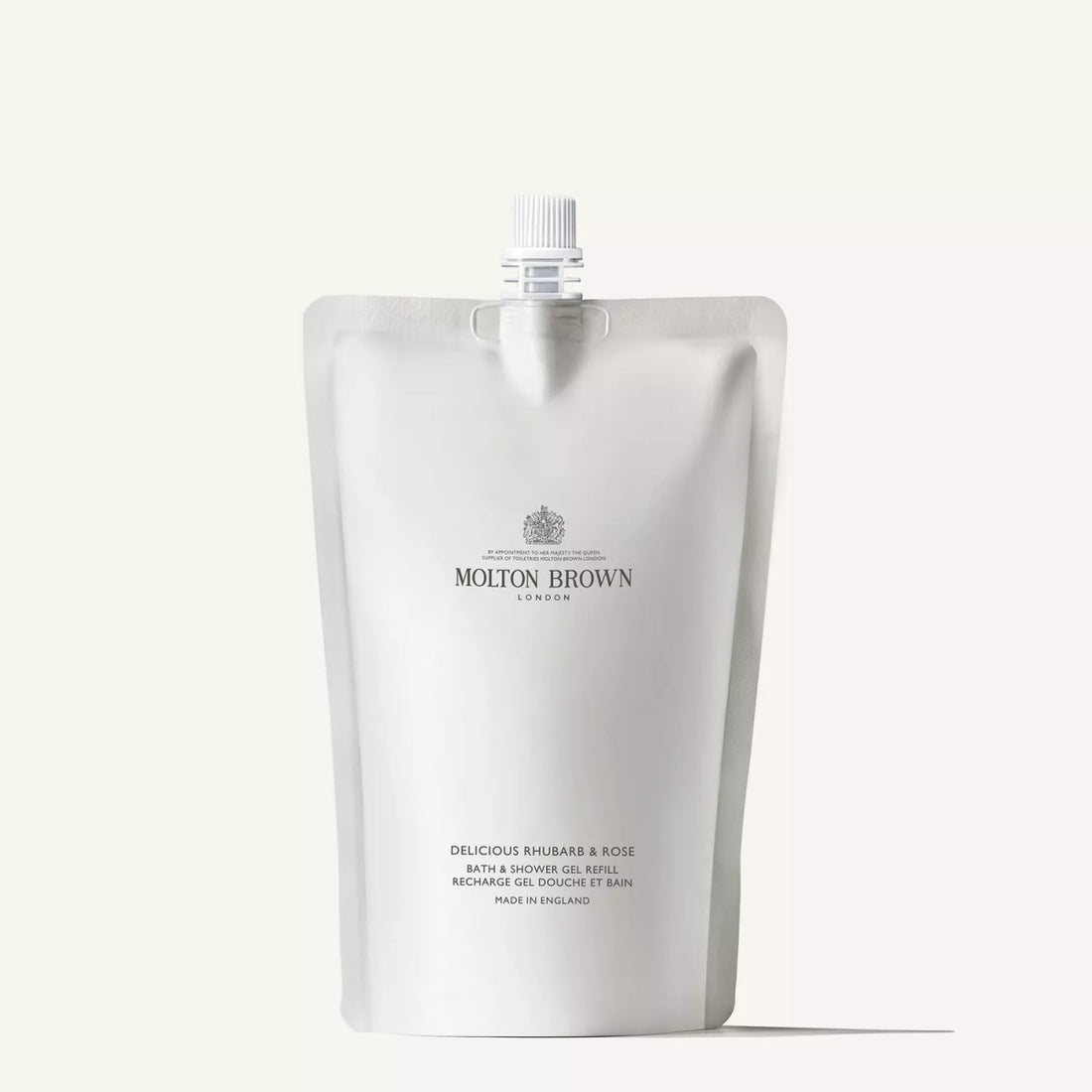 Delicious Rhubarb & Rose Bath & Shower Gel Refill 400ml - RUTHERFORD & Co