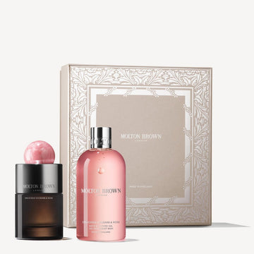 Delicious Rhubarb & Rose Eau de Parfum Gift Set - RUTHERFORD & Co