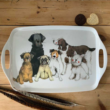 Delightful Dogs Large Tray - RUTHERFORD & Co