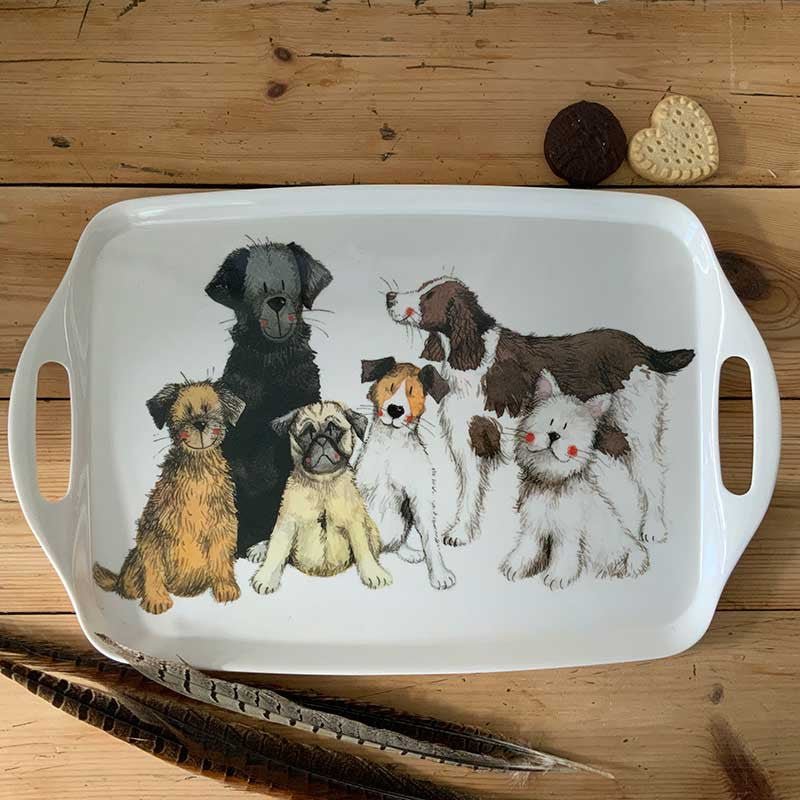 Delightful Dogs Large Tray - RUTHERFORD & Co