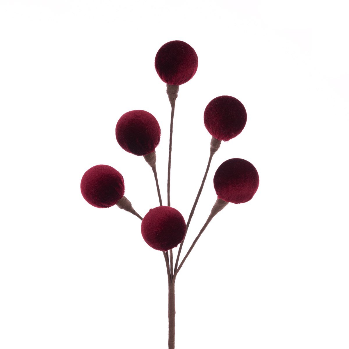 Deluxe Velvet Ball Spray - Burgundy - RUTHERFORD & Co