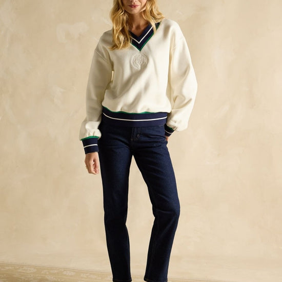 Denim Straight Fit Mid Rise Jeans - RUTHERFORD & Co