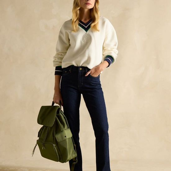 Denim Straight Fit Mid Rise Jeans - RUTHERFORD & Co