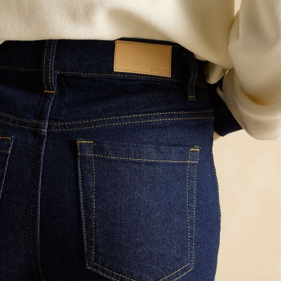 Denim Straight Fit Mid Rise Jeans - RUTHERFORD & Co