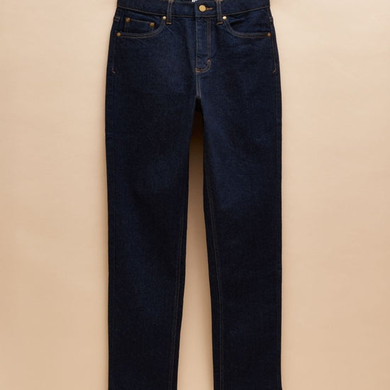 Denim Straight Fit Mid Rise Jeans - RUTHERFORD & Co