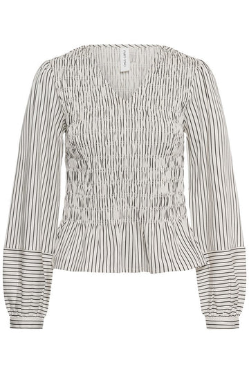 DewaPW Blouse - Black Stripe - RUTHERFORD & Co