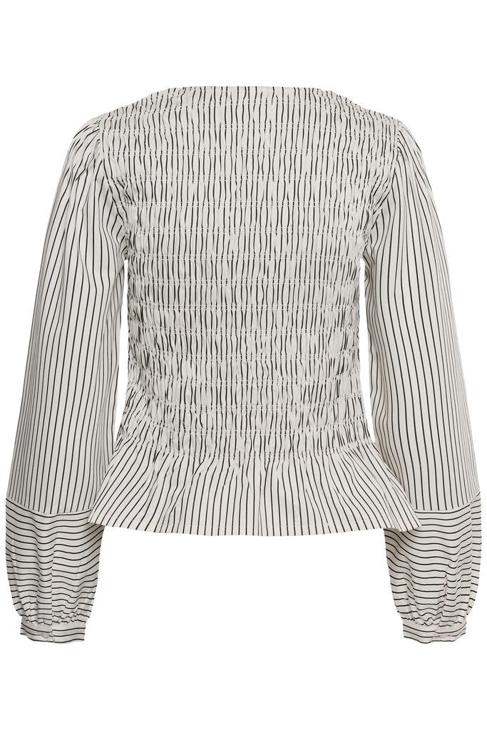 DewaPW Blouse - Black Stripe - RUTHERFORD & Co